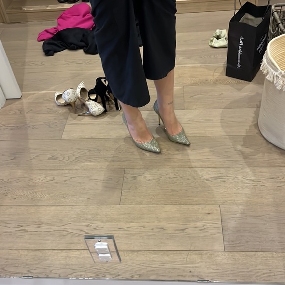 Gold Jimmy Choo Pumps size 37 - Picture 5 of 6